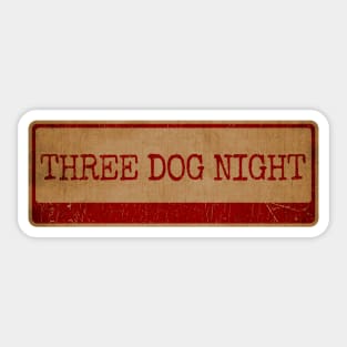 Typewriter - Three Dog Night Sticker